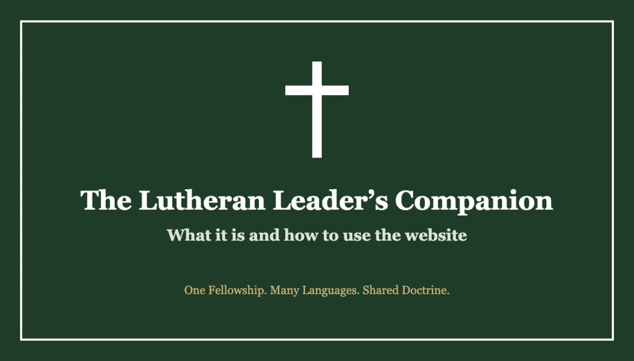 什么是《Lutheran Leader's Companion》?