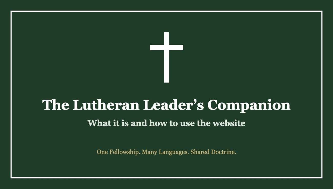 Что такое Lutheran Leader’s Companion? Простое руководство по платформе и работе с сайтом